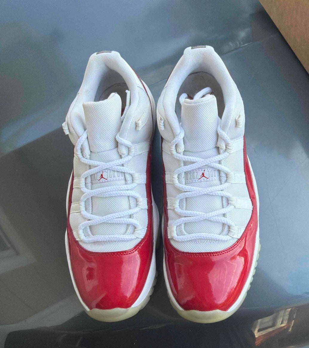 Cherry Low 11s Size 10.5
