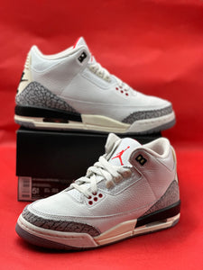 Reimagined White Cement 3s size 5.5