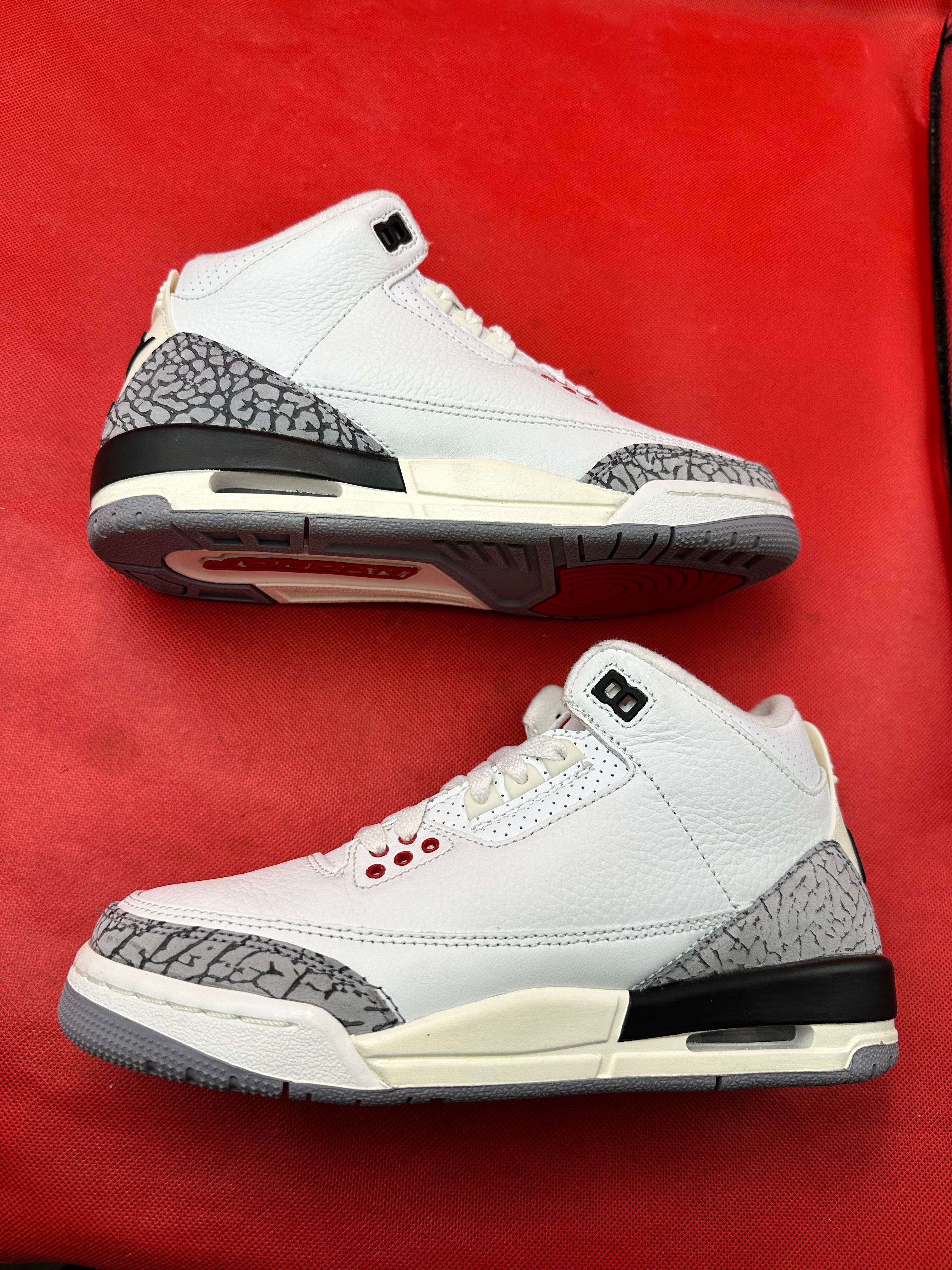 Reimagined White Cement 3s size 5.5