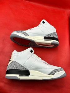 Reimagined White Cement 3s size 5.5