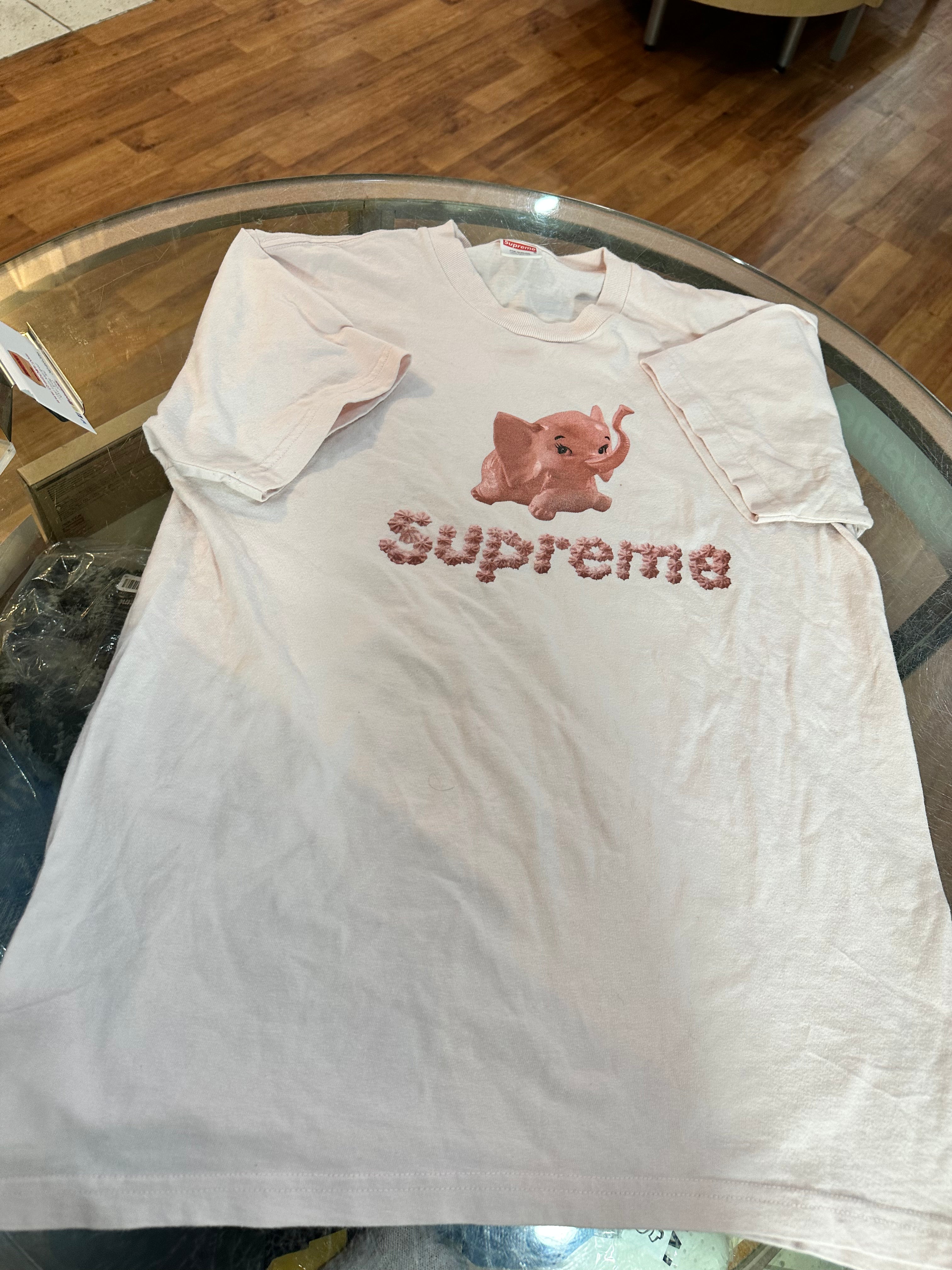 Pink elephant sale supreme tee