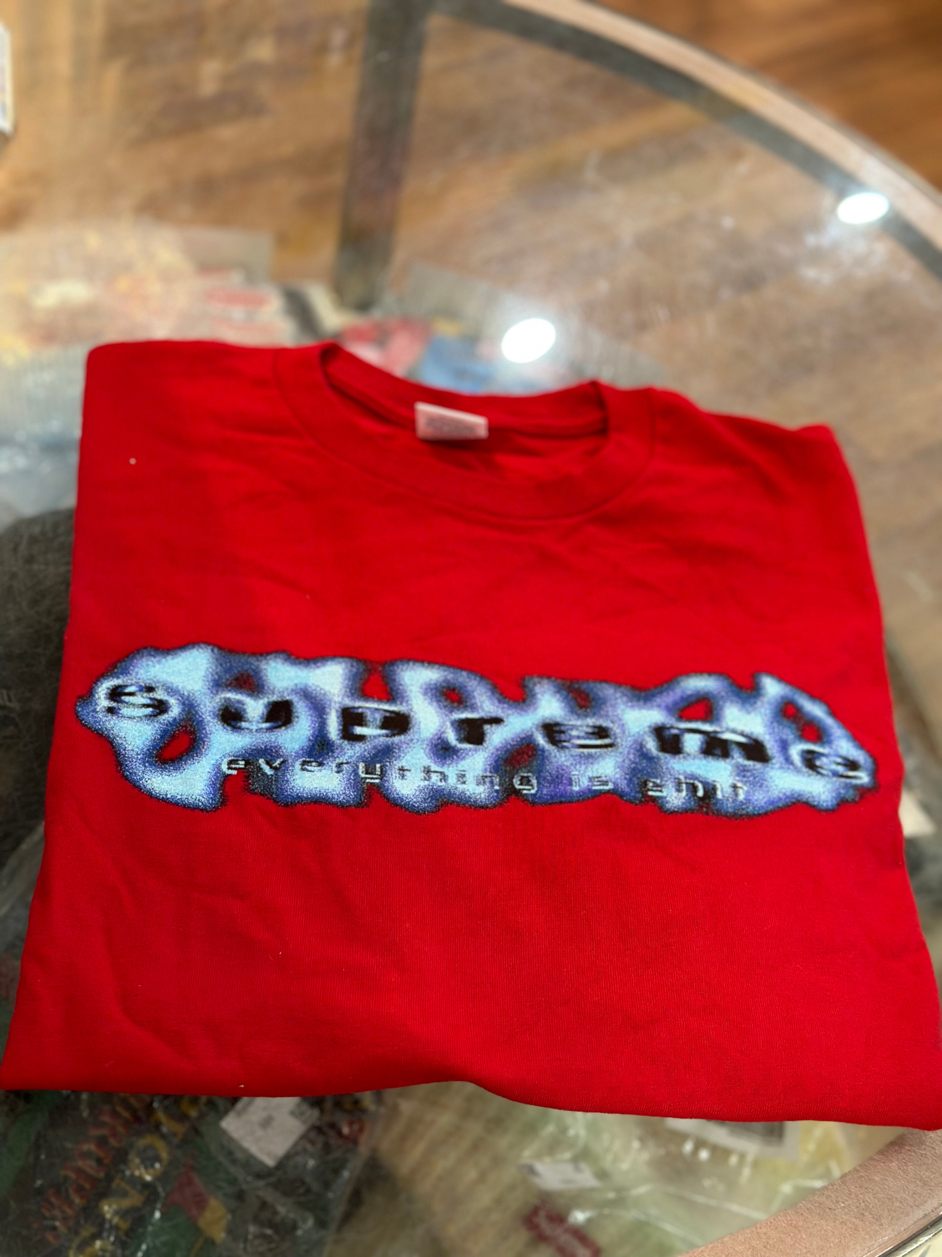 Brand new Red Supreme Everything is Shit Tee Size Xlarge