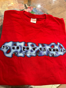 Brand new Red Supreme Everything is Shit Tee Size Xlarge
