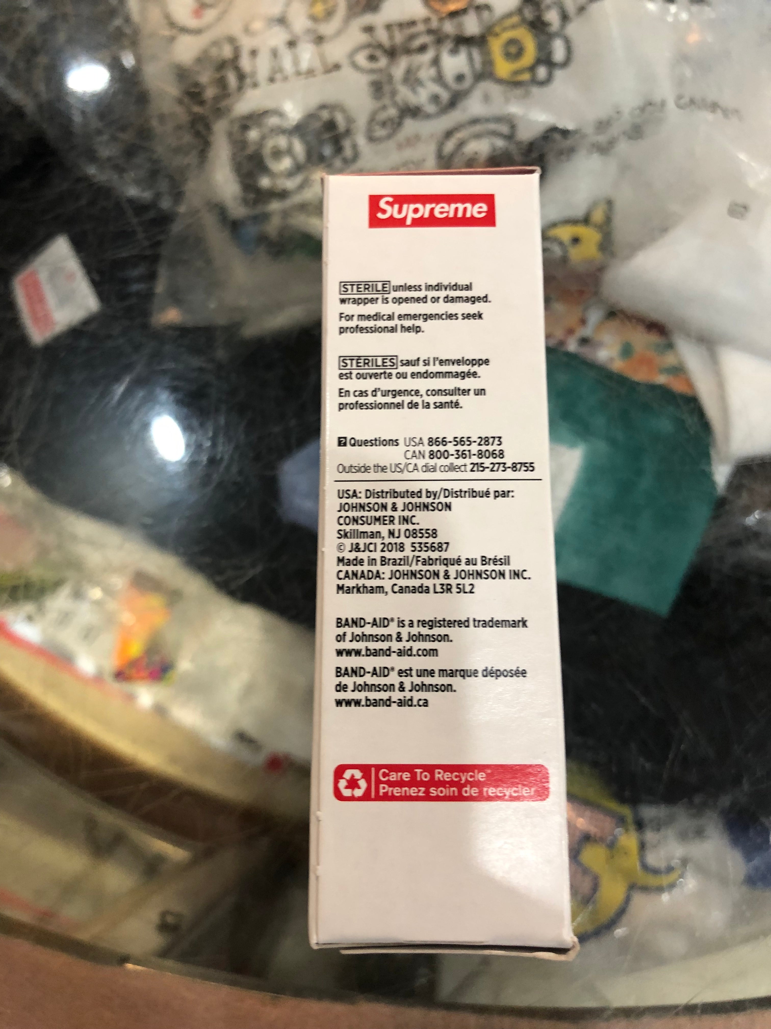 Brand new Red Supreme Band aids