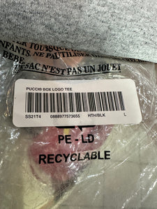 Brand new Heather Grey Supreme Emilio Pucci Box Logo Tee Size