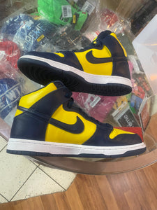 Michigan Nike Dunk High Size 12