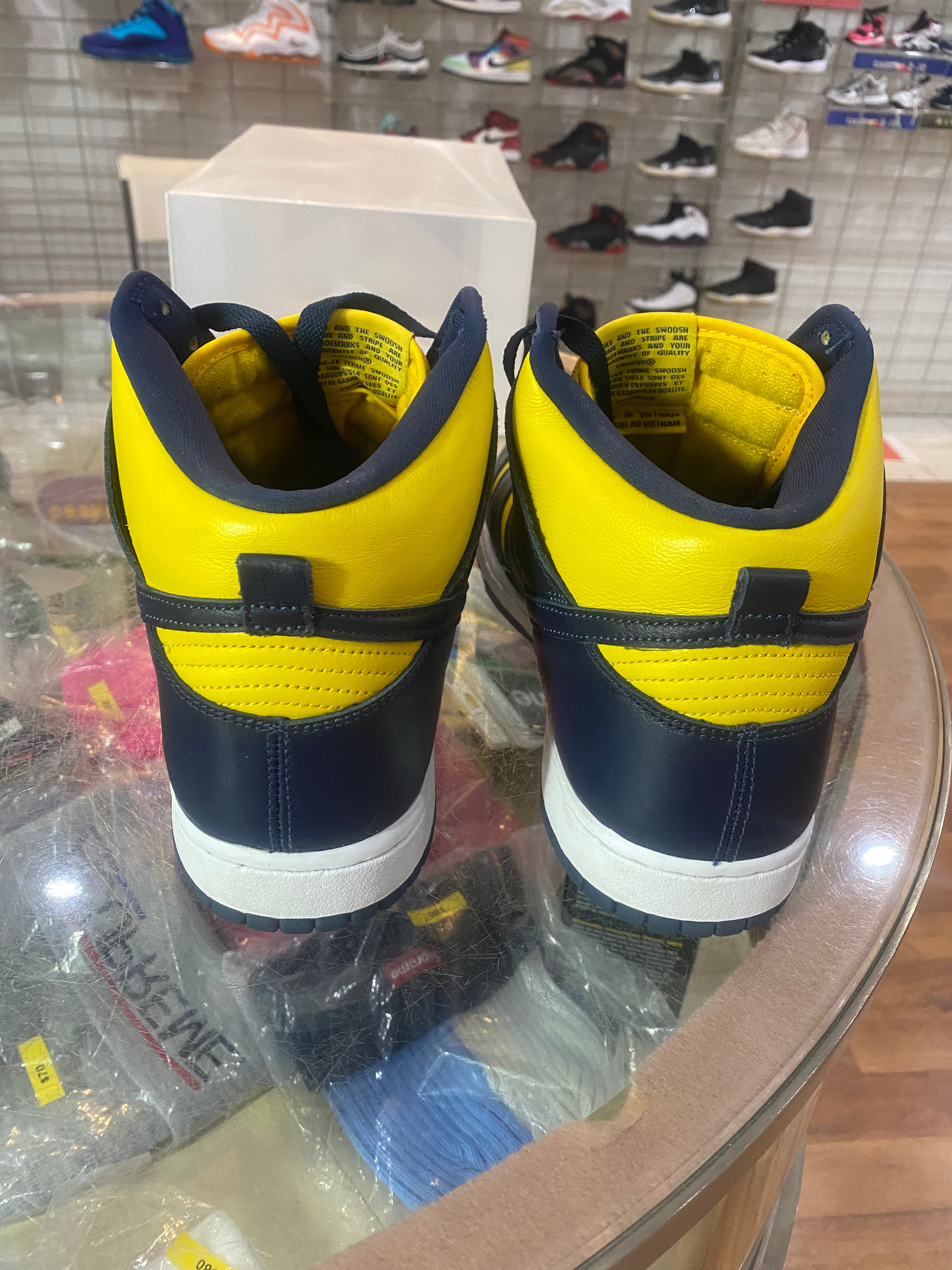 Michigan Nike Dunk High Size 12