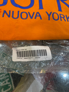 Brand new Orange Supreme Nuova York Tee Size Large